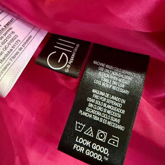 Kenneth Cole Fuchsia Puffer Jacket - Picture 7 of 8